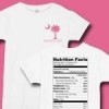 Buy Pink Carolina Girl Nutrition Facts Deluxe T-Shirts, Apparel, and Gifts