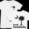 Buy Black South Cackalacky Palmetto Moon Deluxe T-Shirts, Apparel, and Gifts